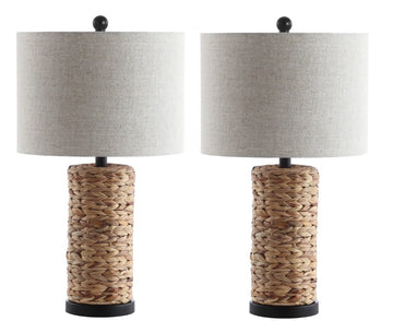 Elicia 25" Sea Grass LED Table Lamp - JONATHAN Y